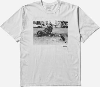 Neighborhood Men s Osamu Nagahama SS-4 T-Shirt White