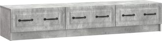 vidaXL Mueble De Tv 147 X 34,5 X 27 Cm Gris Hormig&oacute;n Vidaxl