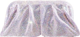 Benedetta Bruzziches Venus La Grande Bag - Dames - Clutches - Paars - ONE Size - Satijn - Tassen