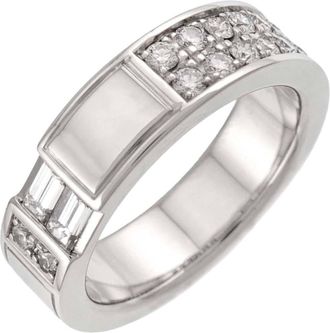 Harry Winston Platinum 950 Band Ring (Pre-Owned)