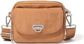 Baggallini Coastal Flip Lock Camera Bag Crossbody in Acorn at Nordstrom