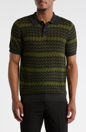 T.R. Premium Slim Fit Polo Sweater in Black at Nordstrom Rack, Size Xxx-Large