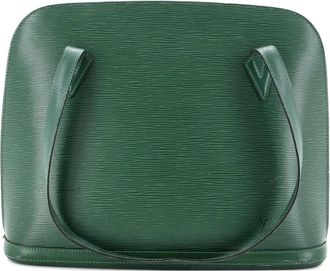 Louis Vuitton Lussac Handbag Epi Leather shoulder bag - Groen