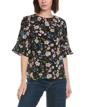 CeCe by Cynthia Steffe Cece Ruffle Cuff Crewneck Blouse