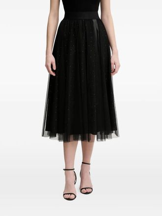Joop ribbon embellished midi skirt - Black