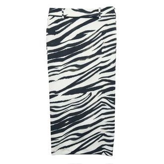 Patrizia Pepe Gonna Midi Stampa Zebra - - Skirts - Donna - Multicolore - L