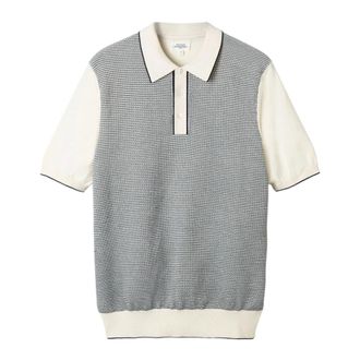 Hartford Round-neck Knitwear, male, Multicolor, Size: XL Knitted Jacquard Polo