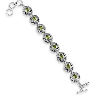 Samuel B. Stone Station Bracelet in Green at Nordstrom Rack