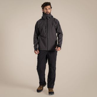 Craghoppers Heren Richmond Stretch Waterdichte Jas (Koolstofgrijs)