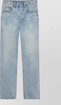 Saint Laurent loose fit straight leg denim jeans