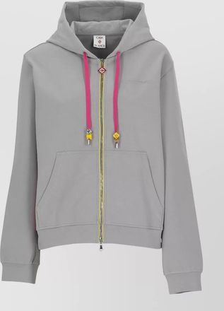 Casablanca cotton hooded sweatshirt long sleeves pockets