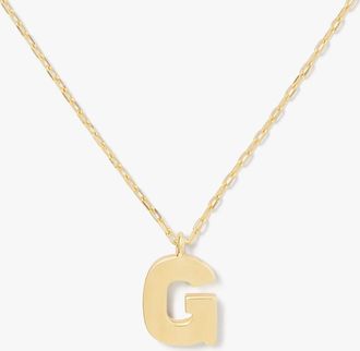 Kate Spade New York Kate Spade Fine Love Letter G Initial Pendant