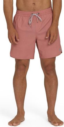 Billabong Reform Layback Swim Trunks in Ash Rose at Nordstrom, Size X-Large