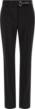 Sportmax Broeken - Dames - Slim Fit Broeken - Zwart - XS - Broeken