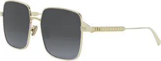 Dior DIORCANNAGES1UB0A1 Square Full Rim Sunglasses - Gold