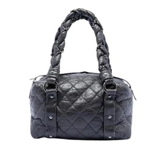 Chanel Pre-owned Vintage Handtas - Dames - Vintage Handtas - Zwart - ONE Size - Leer - Vintage