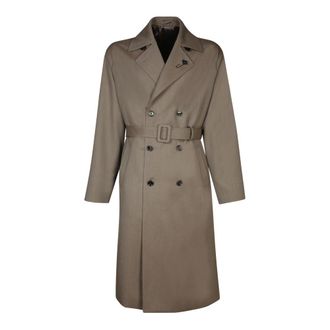 Lardini Luxe Beige Jas - Heren - Trenchcoats - Beige - XL - Wol - Jassen