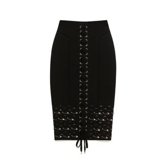 John Richmond Dames, Rokken, Zwart, Maat: XS