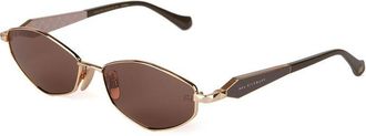 Ana Hickmann Zonnebril Goud/Beige
