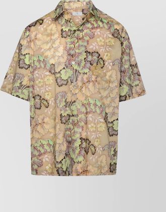 Etro floral print cotton shirt