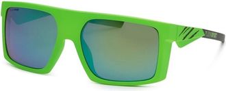 Plein Sport Ssp 009 95Gp Zonnebrillen - Heren - Zonnebrillen - Groen - 58 MM - Accessoires