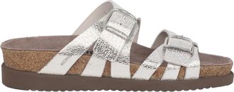 Mephisto Helisa Slippers - Dames - Sandalen - Grijs - 35 EU - Leer - Schoenen