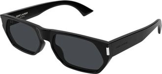 Saint Laurent SL 898 Zonnebril - Heren - Zonnebrillen - Zwart - 59 MM - Accessoires