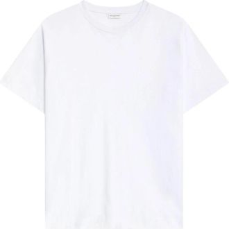 Dries Van Noten Hegland T-shirt met lange mouwen - Heren - T-shirts - Wit - XL - Katoen - Tops
