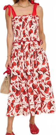 En Saison Josie Maxi Dress In Red