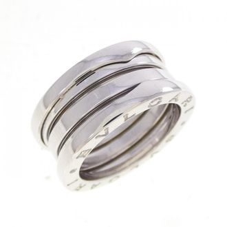 Bulgari White Gold White Gold (18K) Band Ring (Pre-Owned)