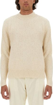 Lardini Textured Knit Wool Jersey