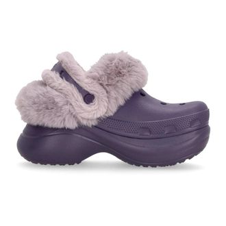 Crocs Bae Lined Clog - Dames - Klompen - Paars - 36 EU - Schoenen