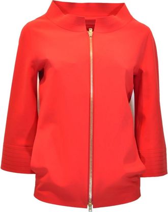 Herno Kort Caban Jack - Dames - Zomerjassen - Rood - S - Jassen