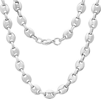 HMY Jewelry Puff Mariner Chain Necklace in Silver at Nordstrom Rack