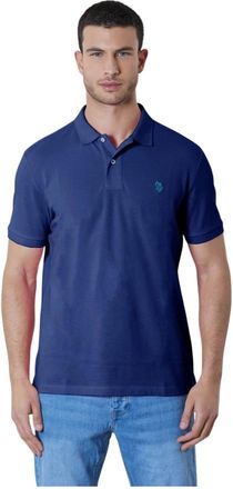 U.S.Polo Association Hombre, Camisetas, Azul, Talla: L