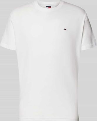 Tommy Jeans Regular Fit T-Shirt aus reiner Baumwolle in Offwhite, Gr&ouml;&szlig;e XXL