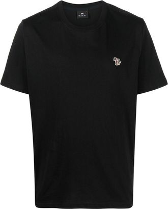 Paul Smith Ps door Paul Smith Zebra biologisch katoenen T-shirt