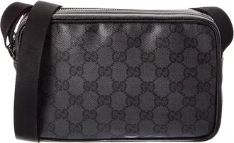 Gucci Essence Classic Gg Coated Canvas & Leather Mini Bag