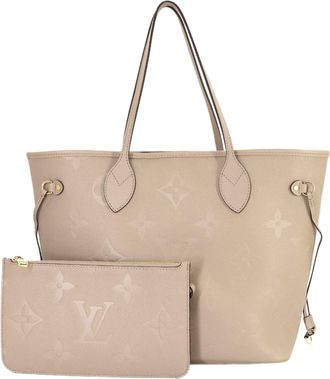 Louis Vuitton Tourterelle Monogram Empreinte Handbag Tote Bag (Pre-Owned)