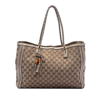 Gucci Tweedehands Medium GG Canvas Bella Tote