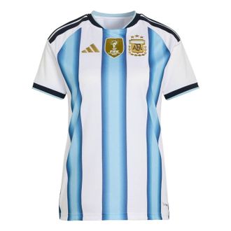 adidas (WMNS) adidas Argentina 26 Home Jersey Asia Sizing White Icey Blue Light Blue KA8125