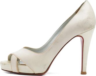 Christian Louboutin 105mm Shelley platform pumps - White