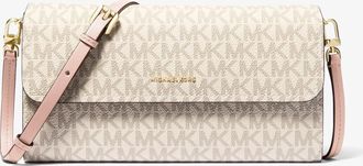 Michael Kors Jet Set Small Signature Logo Smartphone Crossbody Bag