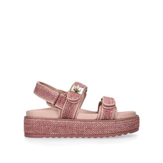 Steve Madden Womens Bigmona Pink Sandals - Size UK 4