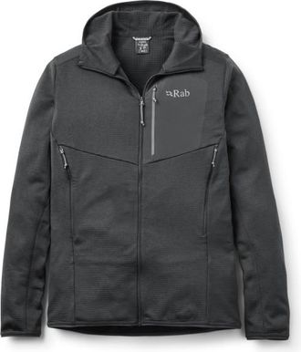 RAB Ascendor Hoody Fleecejacke für Herren | grau