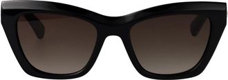 Longchamp Lo 777S Zonnebril - Dames - Zonnebrillen - Zwart - 53 MM - Accessoires