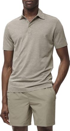 Mango CoolMax Slim Fit Polo in Medium Green at Nordstrom, Size X-Large