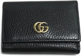 Gucci Pre-owned Wallets, female, Black, Size: ONE SIZE Pre-owned Leather Wallet
