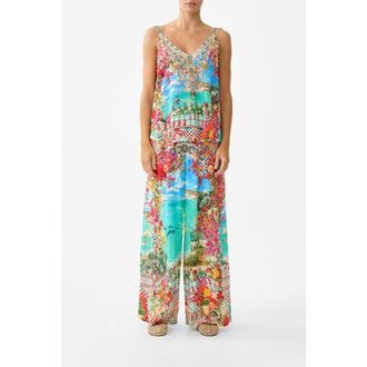 Camilla Straight Leg Pant in Meet Me In Mallorca at Nordstrom, Size Xx-Small Au