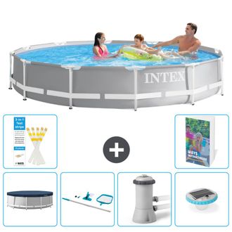Intex Piscina Prism Frame Redonda - 366x76 Cm - 7-piezas S73